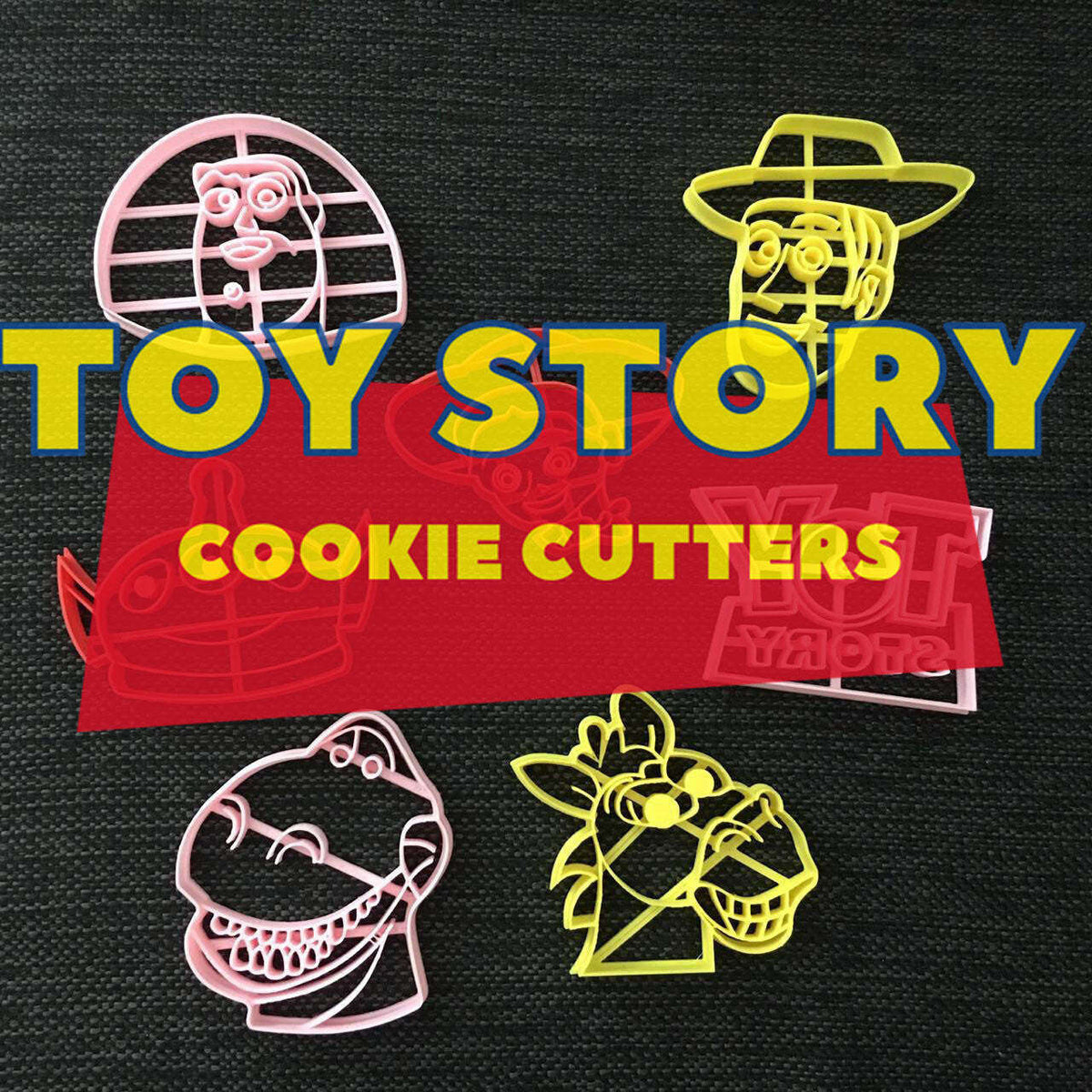 Toy story sales cookie cutters