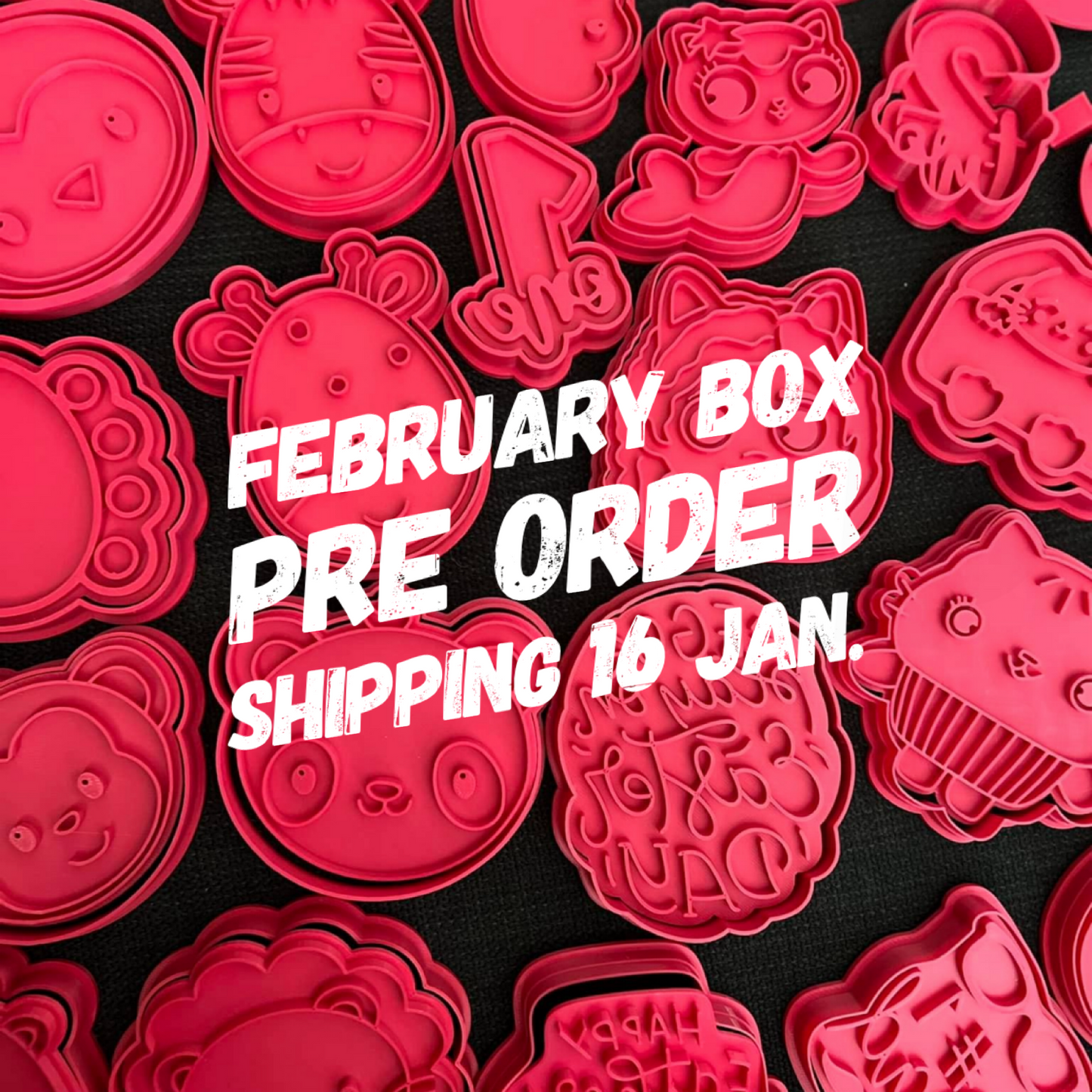 Monthly Box Cookie Cutters