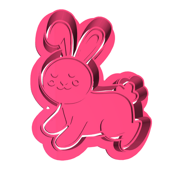 Cartoon Bunny Hopping