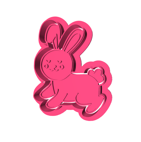 Cartoon Bunny Hopping