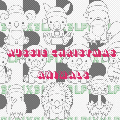 Aussie Christmas Animals