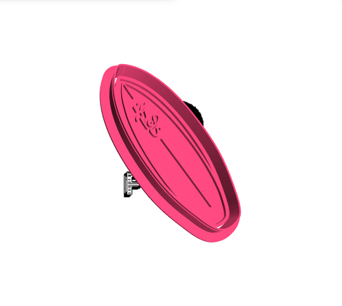 Surfboard with 'SURF' wording cookie cutter & stamp set.