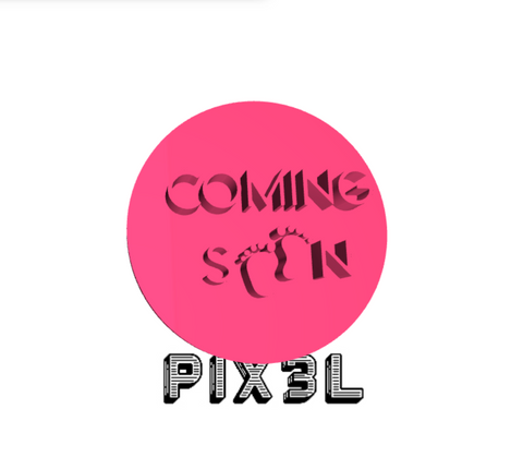 Baby feet coming soon cookie embosser / stamp.