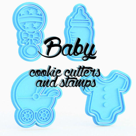 Baby Cookie Cutters and Stamps.