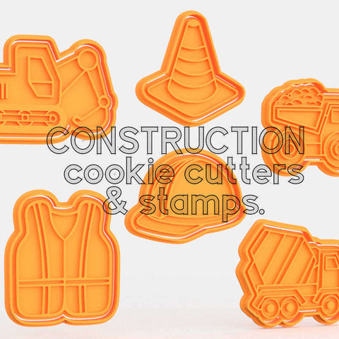 Construction Cookie Cutters & Stamps