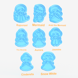 Disney Princess (inspired) Cookie Cutters & Stamps