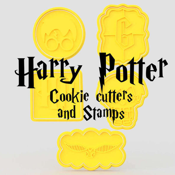 Harry Potter Cookie Cutters and Stamps