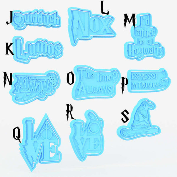 Harry Potter Cookie Cutters and Stamps