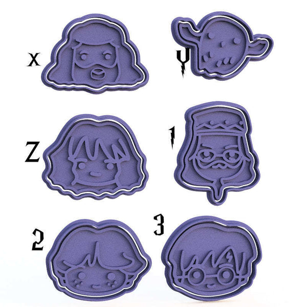 Harry Potter Cookie Cutters and Stamps