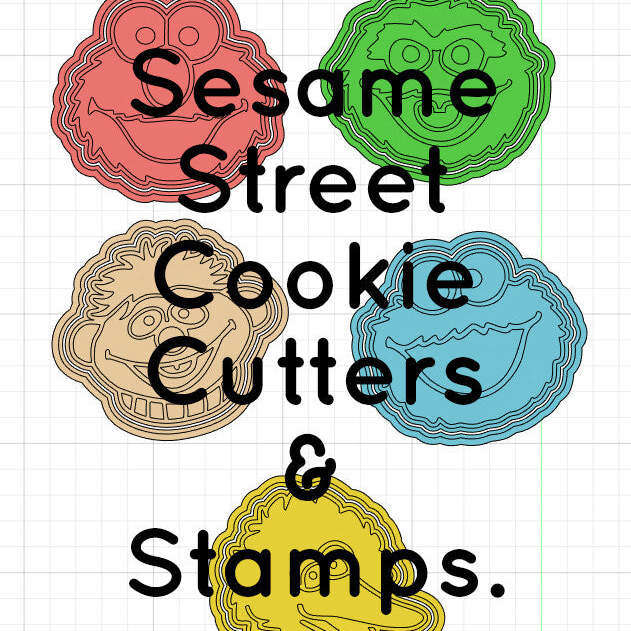 Sesame Street Cookie Cutters & Stamps